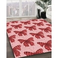 thumbnail image 3 of Ahgly Company Machine Washable Indoor Rectangle Transitional Pastel Pink Area Rugs, 8' x 10', 3 of 7