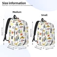 thumbnail image 2 of Disketp New York Mochila de Lona Estampada, Mochila Escolar de Viaje Ligera para Estudiantes y Portátil-Medium, 2 of 5