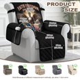 thumbnail image 6 of SCRAWLGOD 250th Anniversary Recliner Chair Cover American Flag Print Non Slip Reclining Chair Cover with Pocket Eagle Cross Print Anti Dust Recliner Slipcover for Pets, 6 of 7
