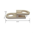 thumbnail image 2 of Double Sided Adirondack Chair wine and cup holder, 2 of 2