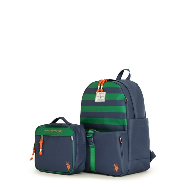 U.S. Polo Assn. Boys Water-Resistant Backpack, Lunch Tote  display picture 3