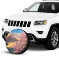 thumbnail image 2 of Kll Fuji Mountain And Cherry Blossoms In Spring Tire Cover,Universal Wheel Tire Cover For Trailer, Rv, Suv, Truck,Camper And Many Vehicle,(15 Inch), 2 of 7
