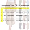 thumbnail image 2 of Ohufall Womens Pants Wide Leg Ruffle Loose Pants Elastic High Waist Long Pants, 2 of 7