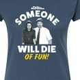 thumbnail image 3 of Parks and Recreation - Die Of Fun  - Juniors Fitted Graphic T-Shirt, 3 of 5