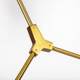 thumbnail image 5 of Mercana Desousa II 33.9"Lx8.8"Wx28"H Brass Metal Multi-Arm 3 Light Chandelier, 5 of 7
