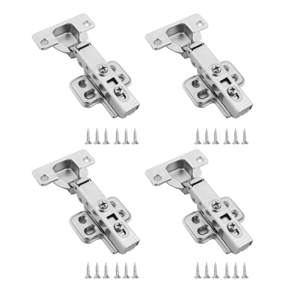 4 Pack Frameless Full Overlay Adjustable Closing Speed Close