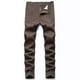 thumbnail image 1 of Pantalones largos a rayas para hombre, pantalones de traje ajustados y elásticos, pantalones casuales, pantalones para hombre, 1 of 6