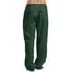 thumbnail image 4 of Lucakuins Pantalones con Cordón para Mujer, Cintura Elástica de Verano Pantalones Sueltos de Color Sólido con Bolsillos Lucakuins moda, 4 of 9