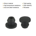 thumbnail image 2 of Uxcell Silicone Snap in Locking Hole Plugs For Kitchen Bulkheads Waterproof Sealing Plugs Black 5.5mm 10, 2 of 7