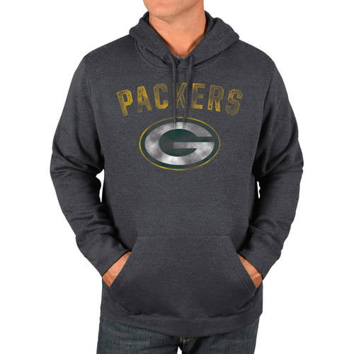 NFL Green Bay Packer's Men's Big and Tall Pullover Hooded Sweatshirt ...