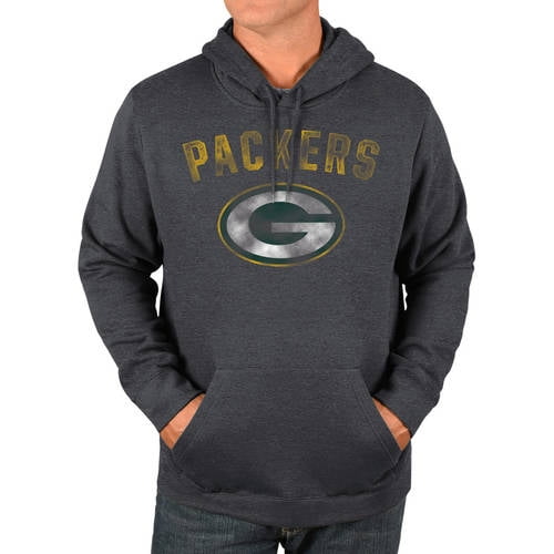 NFL Green Bay Packer's Men's Big and Tall Pullover Hooded Sweatshirt 