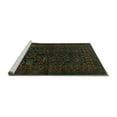 thumbnail image 2 of Ahgly Company Machine Washable Indoor Rectangle Persian Turquoise Blue Traditional Area Rugs, 2' x 4', 2 of 4