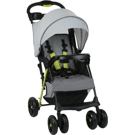 Babideal Flash Standard Stroller with Storage, Gray Ombre