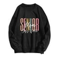 thumbnail image 6 of Women's Sweatshirts 2025 Senior Mom Class Of 2026 Sweatshirt Long Sleeve Crewneck Pullover Tops Sweatshirt for Women, 6 of 7