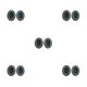 thumbnail image 1 of Tholdsy 1 par de almohadillas para los oídos, esponja transpirable profesional, accesorios para orejeras, reemplazo para auriculares QC35, gris + Type1 NO1, 1 of 4