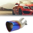 thumbnail image 3 of Unique Bargains  Universal Fits Car Curve Burnt Heart Shaped Exhaust Tail Muffler Tip Pipe 60mm, 3 of 4