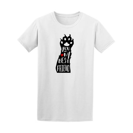 Cat Paw You Are My Best Friend Men's Tee - Image by