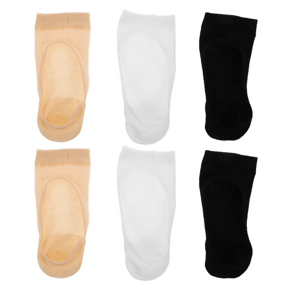 LOLIPPYY 3 Pairs Japanese Style Split Toe Tabi Socks Cotton Comfortable Non- Socks for Home and Everyday Wear