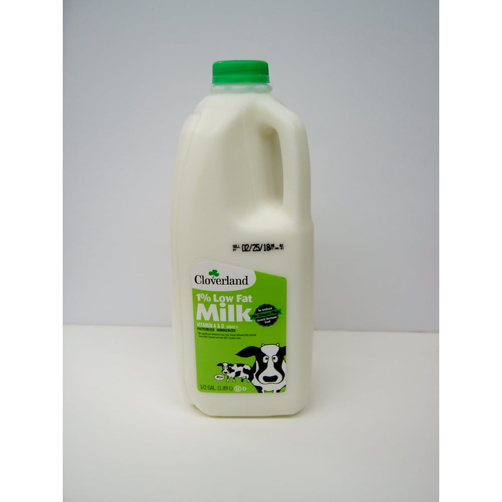 Cloverland 1 LowFat Milk , Half Gallon