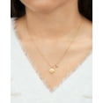 thumbnail image 3 of Disney's The Little Mermaid Women's Gold Plated Sterling Silver CZ Shell Pendant Necklace, 3 of 5