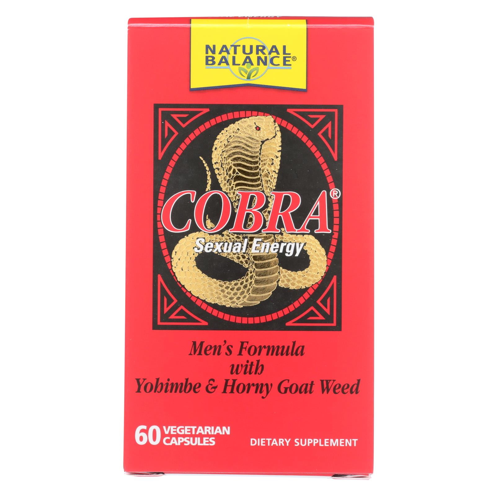 Natural Balance Cobra Sexual Energy 60 Vegetarian Capsules