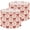 Color 3, variant on Linen Drum Lampshades Red Heart Black Bow Repeating Cream romantic modern 13"x13"x10" Light Shade for Table Lamps Floor Lamp Shades Lampshade Replacement Assembly Required