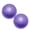 Purple, variant on 9" Womens Body Pilates Mini Exercise Ball For Fitness Bender Toning Yoga
