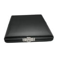 thumbnail image 5 of BESTYASH Black PU Musical Instrument Storage Case, Portable and , 1 Pack for Easy Organization and, 5 of 8