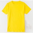 thumbnail image 3 of Camiseta de manga corta tejida con cuello redondo y fina sin costuras para hombre y mujer, de algodón, para verano, 3 of 5