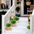 thumbnail image 2 of Morttic 10 Bundles Artificial Boxwood Plants Shrubs Artificial Flowers for Outdoors UV Resistant Greenery Foliage Spring Garden Farmhouse Office Patio Wedding Decor Indoor Decoration, 2 of 6