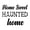 Black, variant on Vinyl Wall Art Decal - Home Sweet Haunted Home - 14.5" x 18" -Trendy Fun Halloween Humorous Quote Sticker For Living Room Windows Doors Entry Storefront Coffee Shop Spooky Decor
