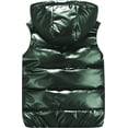 thumbnail image 6 of YOUI-GIFTS Kids Winter Down Vest Hooded Vest Zip Windproof Padded Vest Jacket With Pockets, 6 of 6