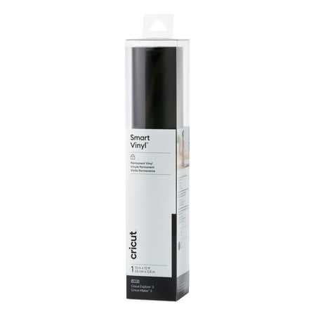 UPC: 0093573854187 | Cricut® Smart Vinyl™ – Permanent(12 ft) – Black  13  x 144