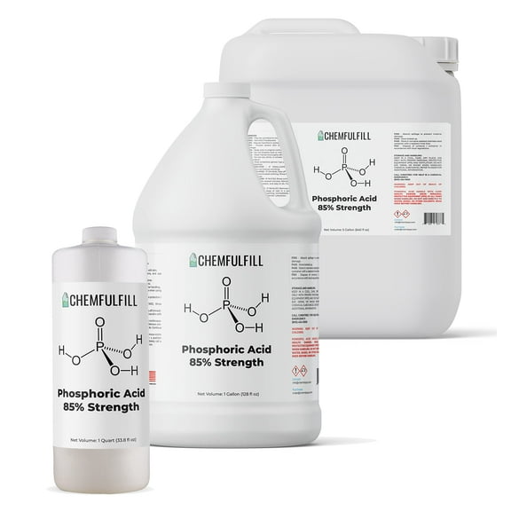 Chemfulfill Phosphoric Acid 85% - Concentrated H?PO? 85% (4 oz (4.2 fl oz))
