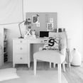 thumbnail image 4 of Letter S Moustache Initial Fabric Decorative Pillow, 4 of 4