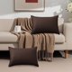 thumbnail image 4 of Lekihaqq Water Proof Outdoor Pillow Cover Rectangle Solid Color Cushion Protector Modern Backrest Water Resistant For Patio Garden Pool Chair, 4 of 7