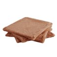 thumbnail image 3 of Home Soft Things Rabbit faux-fur Throw Pillow Cover 4 Piece Set, 20" x 20", Umber, 3 of 3