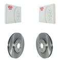 thumbnail image 1 of CMX Front Disc Brake Rotors Pair for Car Jaguar F-Pace Land Rover Range Velar K8-102292, 1 of 8