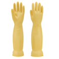 thumbnail image 1 of Guantes de limpieza XCF resistentes al agua y al aceite amarillo M, 1 of 4