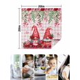thumbnail image 4 of Red Gnomes Cloth Napkins Set of 8 Reusable Dinner Napkins, Valentine Roses Love Leaves Pink Plaid Cocktail Napkin Washable Table Napkins for Wedding/Holiday Party/Baby Shower 20"x20", 4 of 7