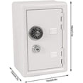 thumbnail image 3 of Piggy Bank Safe, Coin Bank Money Box Secret Safe With Key For Children And Adults, 10 X 12 X 18cm(white), 3 of 5