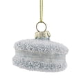 thumbnail image 4 of Northlight Macaroon with Sugar Glass Christmas Ornament - 2" - Blue, 4 of 6