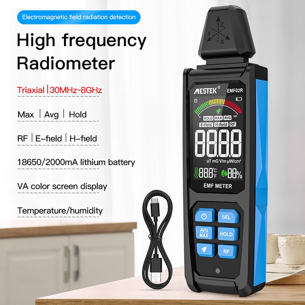 Test Meter,Radio Field With Maximum Va Color Temperature Display Meter Field Dsfen Color Screen Display Field Test Meter And Data Screen With Maximum Temperature Display Data With