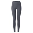 thumbnail image 5 of Noric Women's Solid Color Yoga Pants High-Waisted Tummy Control with Pockets Soft Breathable Workout Running Yoga Leggings for Women, 5 of 5