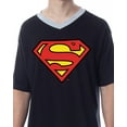 thumbnail image 4 of DC Comics Mens' Superman Character Icon Nightgown Sleep Pajama Shirt, 4 of 6
