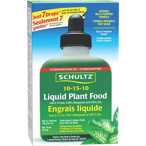 Schultz® All-Purpose Liquid Plant Food 10-15-10 150 g, Liquid Plant Food