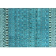 thumbnail image 1 of Ahgly Company Indoor Rectangle Abstract Light Blue Modern Area Rugs, 5' x 8', 1 of 4