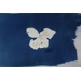 thumbnail image 2 of Blue 32x23 White Modern Wood Framed Museum Art Print Titled - White Flower, 2 of 4