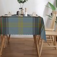 thumbnail image 3 of Rectangle Table Cloth, Scottish Clan Bell Tartan Resistant Washable Tablecloth Decorative Table Cover for Dining, Indoor and Outdoor, 3 of 6