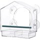 thumbnail image 3 of Bird Feeder, Acrylic Clear Window Bird Feeder, Tray Bird Garden Pet Feeder, 3 of 5